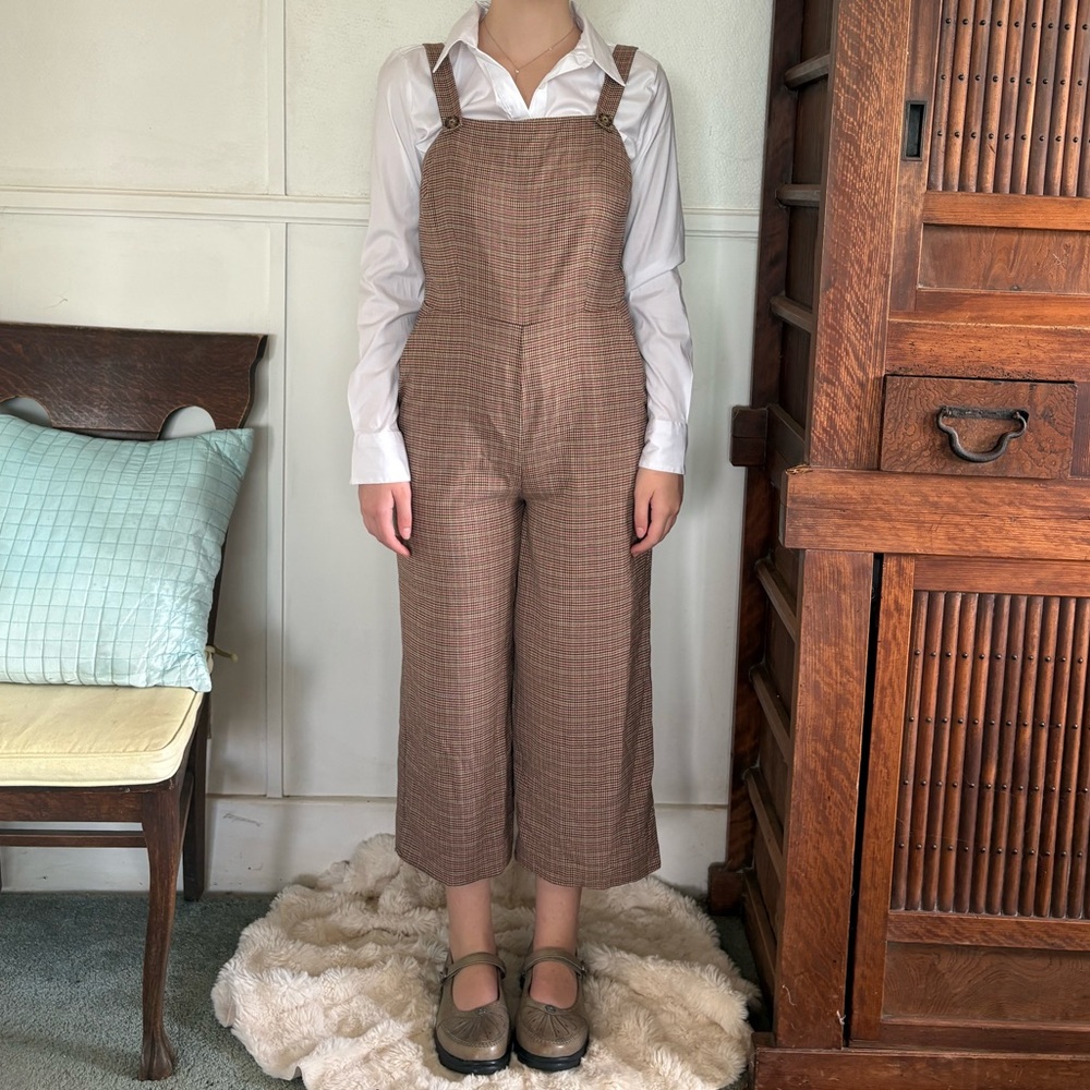 BeBop Tooth Hound Ankle Length Overall Jumpsuit